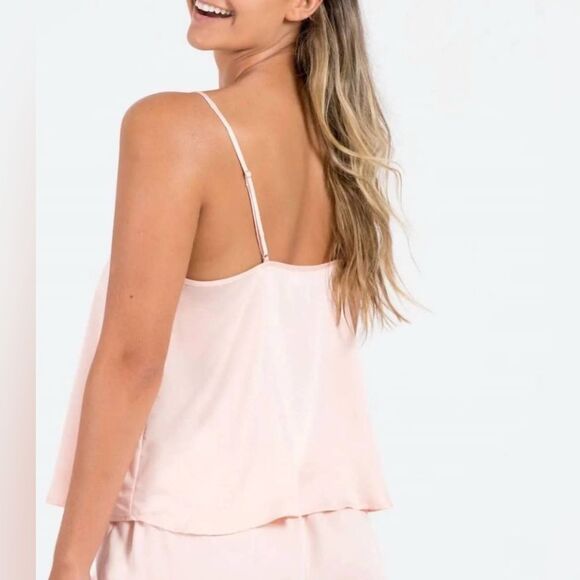 Ettitude Sateen Camisole - Cloud Pink Size Small NWT - Picture 2 of 7
